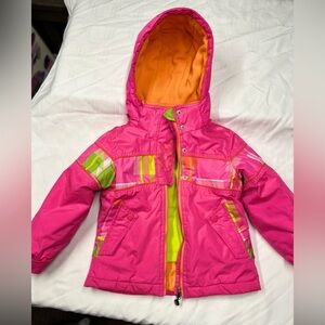Big Chill Freestyle Pink and Orange Jacket SIZE 4